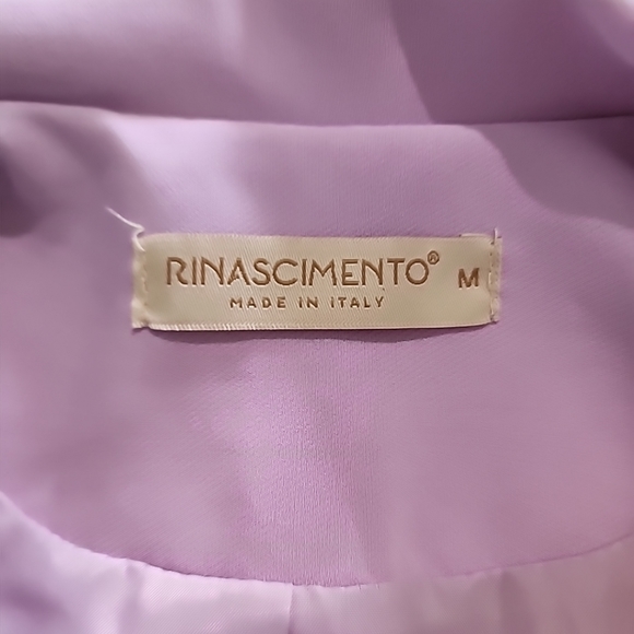 Spring Lilac Lavendar Open Blazer Long Casual Modest Church Wear Size Medium - Picture 5 of 15